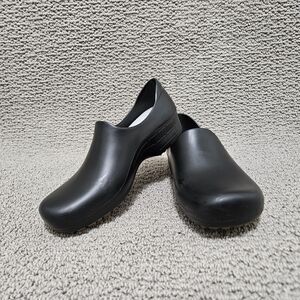 STICKY Women’s Black Slip Resistant Waterproof Nursing Work Clogs Shoes Size 7B